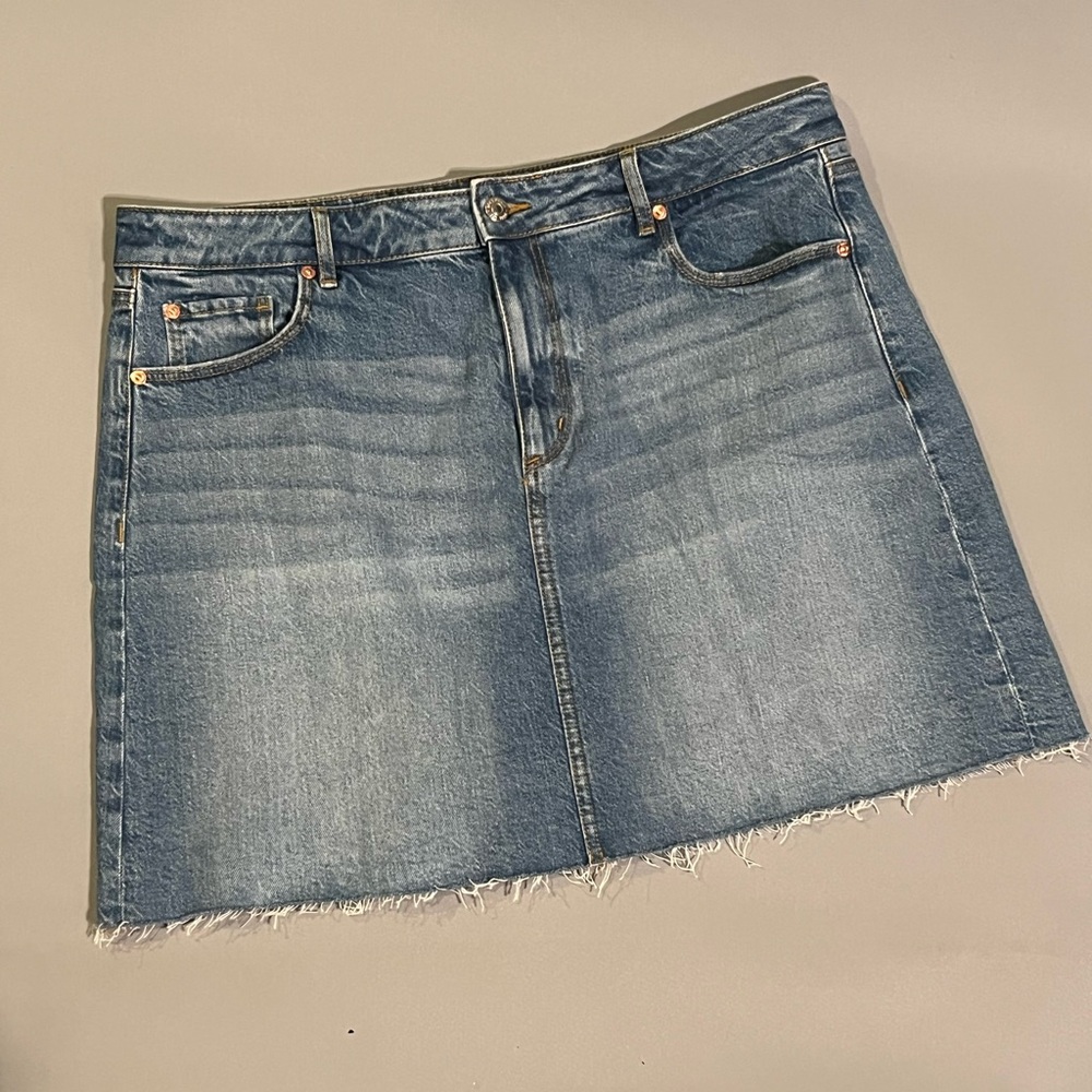 Loft Denim Skirt 14 **NWT**